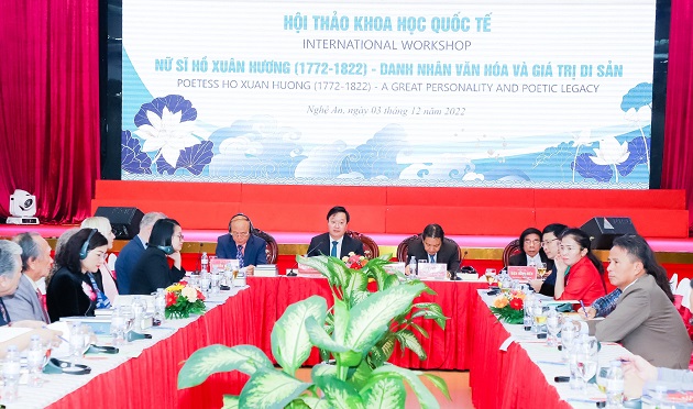 Hội thảo khoa học Quốc tế “Nữ sĩ Hồ Xuân Hương (1772 - 1822) - Danh nhân văn hóa và giá trị di sản”